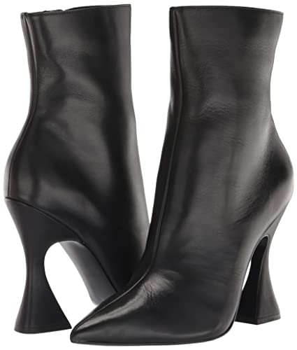 Steve Madden Women's Vivy Ankle Boot, Black Leather, 8 #TOP6
