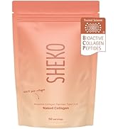 Sheko Premium Collagen Powder 500 g - Natural Bioactive Collagen Hydrolysate - Peptides Type 1, ...