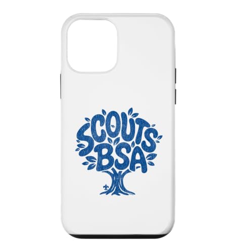 Scouts BSA Tree Art Outdoors Nature Distressed Graphic �X�}�z�P�[�X iPhone 12 mini �p