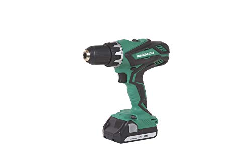 Metabo Hpt Cordless Driver Drill Kit | 18V, Includes 2 Lithium Ion Batteries | Carrying Case | 1/2" Keyless Chuck | Led Light | Variable Speed Trigger | Ds18Dgl #TOP2