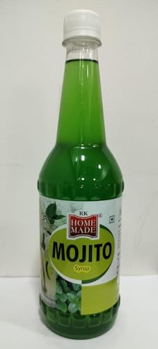 Image of RK Home Made Natural Syrup | Mojito Syrup Concentrated Syrups | Everyone's Delight 750 - Ml | Gluten Free | 100% Vegan & Low Fat | A Perfect Drink For House Parties, Picnics, And Road Trips