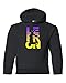 Lebron 23 Los Angeles LA Basketball Sports DT Youth Hoodie Kids T-Shirt Tee (Small, Black)
