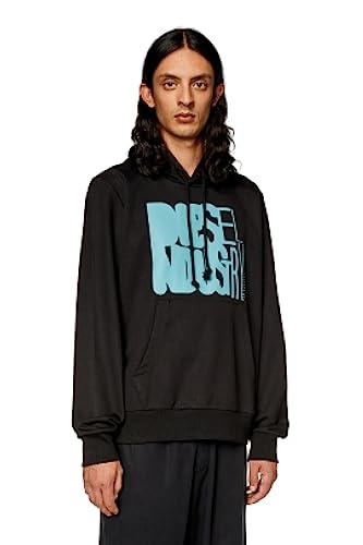 Diesel Sudadera S-GINN-HOOD-K29 Felpa Black Black Black L Hombre