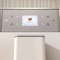 KitchenAid Kaffeevollautomat Maschine I KF6 I Heißgetränke von Espresso bis Cappuccino I mit 15 voreingestellten Getränken, automatischem Aufschäumen und Erwärmen von Milch (Weiss) – Ansicht 4
