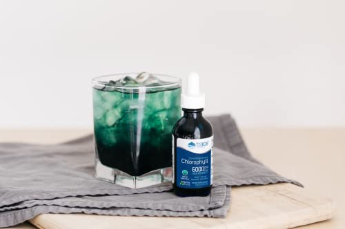 Trace Minerals | Concentrated Ionic Chlorophyll | Stimulates Immune Function, Antioxidant, Reduce Bad Body Odors, Supports Energy, Stamina | Mint Flavored | 2.0Oz 6,000Mg/Bottle #TOP6