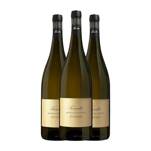 Prunotto Moscato Moscato D'Asti 75 cl vinho branco (caixa de 3 garrafas de 75 cl)