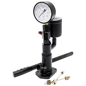 Diesel injectiesproeiers tester testapparaat afdrukapparaat injector 0-600 bar druk manometer handhendel