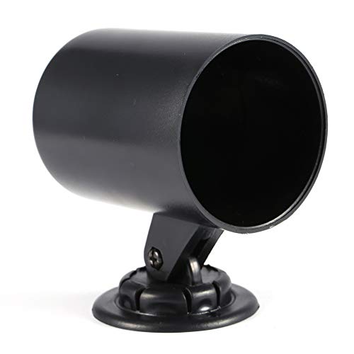 Support de Tableau de Bord pour Manomètre 52mm Noir Couvercle à un Trou avec Adhésif Double Face