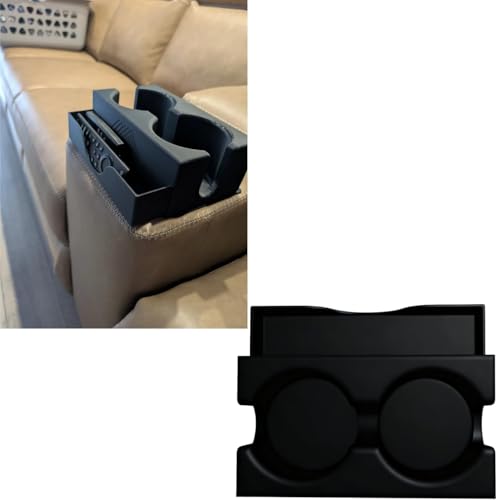 RV Dual Cup Holder & Remote Organizer Insert for Brinkley | Fits...
