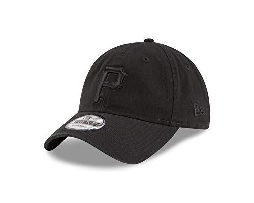 New Era Pittsburgh Pirates 9twenty Adjustable Cap MLB Black on Black Black - One-Size