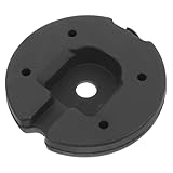 BESTOYARD ランプキャストベース テーブルデスクトップ用鉄ブロックウェイト - 頑丈な鉄製ランプベース DIY照明プロジェクト 4.13インチ ラウンドカウンターウェイト 寝室 オフィス リビングルーム用