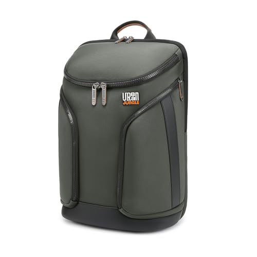 Image of Urban Jungle CityRun Workpack, 24Ltrs Water Resistant, Premium Polyester Laptop Backpack for Men and Women, Olive