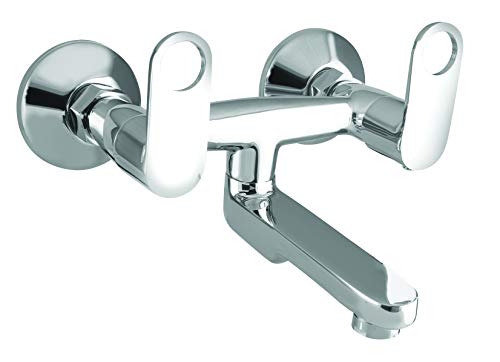 Image of 10X Brass Wall Mixer OR-8776 Non-Telephonic for Bathroom /Wall Mount Chrome Plated