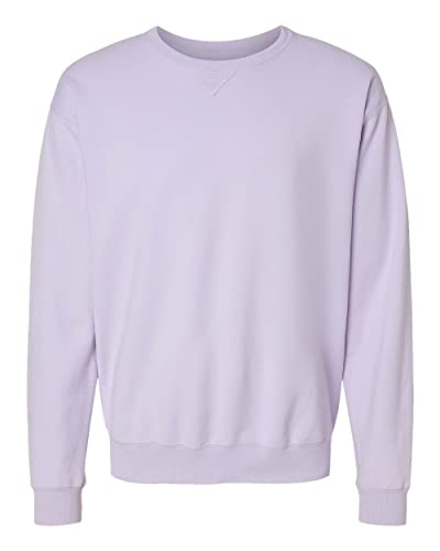 Hanes Mens Garment-Dyed Crewneck Sweatshirt, L, Future Lavender #TOP9