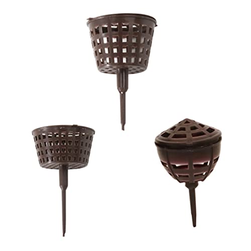 Aeiofu Bonsai Fertilizer Basket Reusable Plastic Garden Tool Cover Box Basket Pots For Flower Plant Succulents 100Pcs Bonsai Fertilizer Baskets Garden Fertilizer Basket Flower Fertilizer Basket #TOP3
