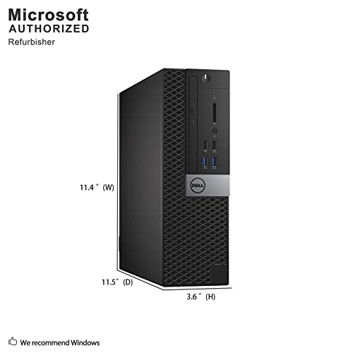 Dell Optiplex 3040 Small Form Factor Pc, Intel Quad Core I5 6500 Up To 3.6Ghz, 16G Ddr3L, 1T, Wifi, Bt 4.0, Windows 10 Pro 64-Multi-Language Support English/Spanish/French(Renewed) #TOP3
