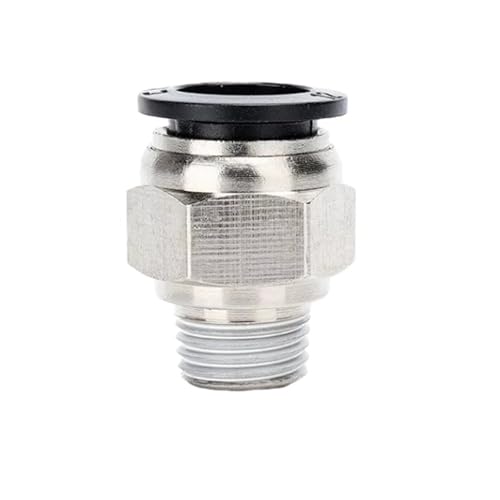 Conexiones neumáticas PC de 8mm para solucionar fugas de aire en maquinaria con rosca de 1/2 5