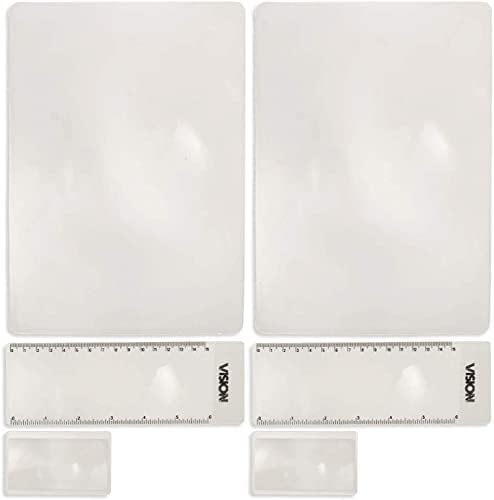 Amazon.com: Premium 2-Pack Full Page Magnifier Set By Magniset ...