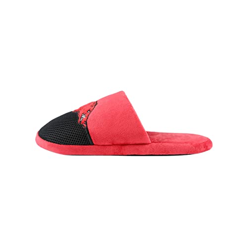 Image of FOCO Oklahoma Sooners NCAA Mens Team Logo Staycation Slippers
