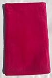 S< XXL Velours Strandtuch mit Namen Bestickt - Personalisierte Besticking - 100x200 cm - Saunatuch - Stickerei - Strand Tuch mit Name - 100 x 200 cm (Fuchsia)