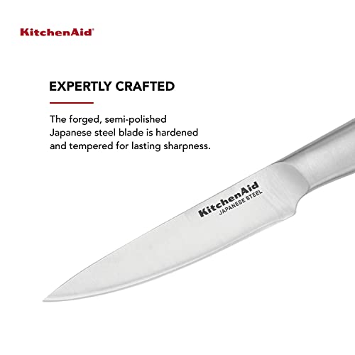 Couteau utilitaire KitchenAid en acier japonais forgé avec étui protecteur