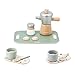 Janod - Italian Coffee - 13 FSC Wood Accessories - Imitation Toy - Children's Coffee Set - FSC Wooden Toy - From 2 Years, J06630, Small