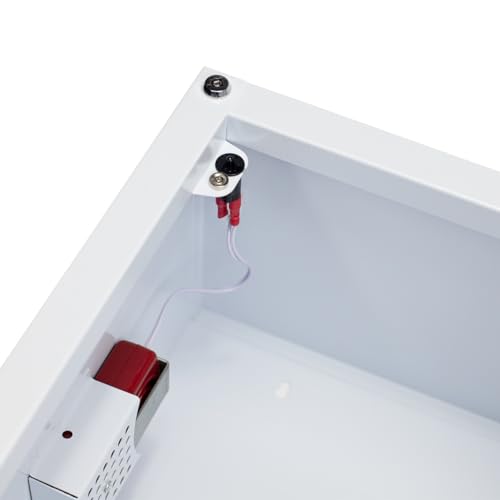 Image of Standard, Alarmed AED Cabinet, Large. Fits All Defibrillators on the Market. Measures 14.75 inch H x 16 inch L x 8.38 inch D. Essential Storage for Indoor AEDs.
