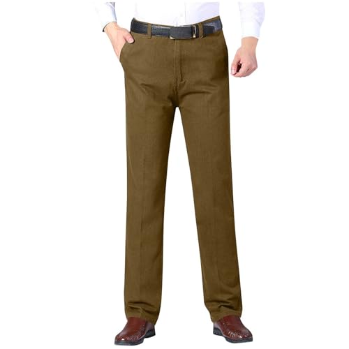 Dress Pants for Men Straight Leg Work Office Business Trousers with Pockets Spring Fall Suit Pants Comfy Trendy 2025