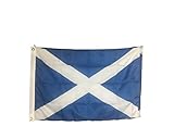 3x5' Scotland Flag St. Andrew's Cross - All Weather Nylon & Reinforced Fly End Stitching - Made in USA