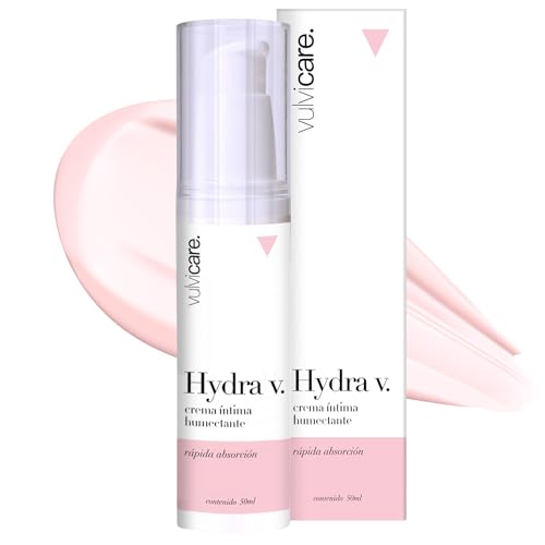 Vulvicare Hydra V Crema Hidratante Nutritiva Íntima 50ml - Fórmula Concentrada - Acción Rápida - Sin Fragancia - Hidrata y Preserva Microbiota Vulvovaginal