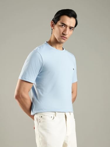 Image of Solid Regular Fit Cotton T-Shirt