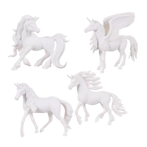 CHICAMPERA Diy���j�R�[���y�C���g�t�B�M���A �q�ǂ��p�y�C���g�\�ȃ��j�R�[���͌^ �ϋv���v���X�`�b�N�� �z���͈�ރA�[�g�N���t�g �p�[�e�B�[�L�O�i 4�Z�b�g