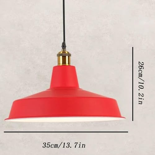 Suspension industrielle E27 en fer CGTENBS luminaire rétro
