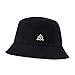LexiuYibai Bucket Hat for Men Women Holy Trinity Celtic Knot Embroidered Washed Cotton Unisex Bucket Hats (Black,7 1/2)