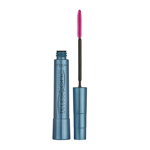 L'Oréal Paris Waterproof Telescopic Mascara, Lengthening Up to 60% Longer Lashes, No...