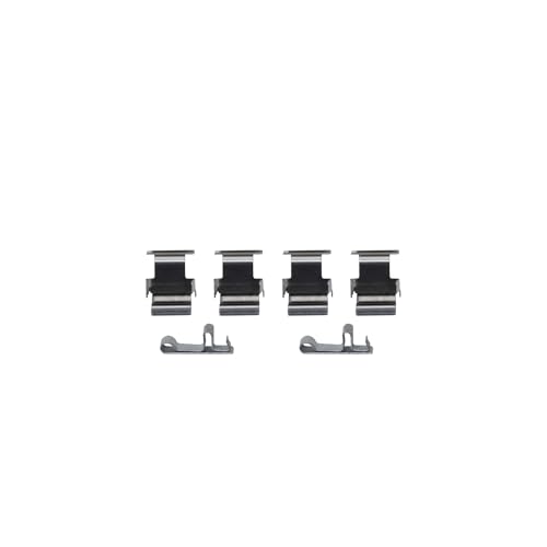 Image of Detroit Axle - Rear Brake Pads for Chrysler 200 Sebring Dodge Avenger Caliber Jeep Patriot Compass Mitsubishi Endeavor Lancer Montero Outlander Sport Ceramic Brake Pads w /Hardware Replacement