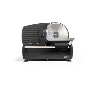 Livoo elektrische snijmachine 150w 19cm zwart dom396