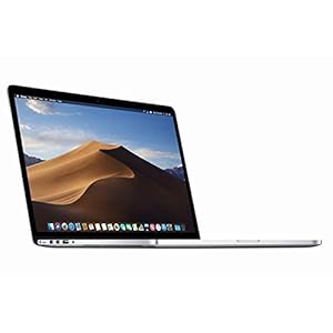 Mid 2015 Apple MacBook Pro with 2.5GHz Intel Core i7-4870HQ (15 inches, 16GB RAM, 512GB SSD) Silver (Renewed)