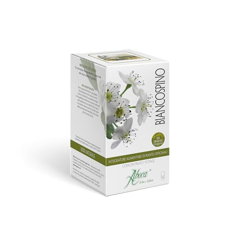 Aboca Biancospino Concentrato Totale 50 Opercoli - Coadiuvante della Fisiologica Funzionalità Cardiovascolare - Proprietà rilassanti