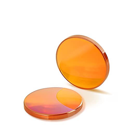 ZnSe Lens PVD Laser Lens Dia.12/15/18/19.05/20 FL38.1/50.8/63.5/76.2/101.6/127mm for CO2 Laser Engraving Cutting Machine(19.05mm,50.8mm)