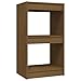 vidaXL Bois de Pin Massif Bibliothèque Etagère à Livres Armoire de Rangement Etagère sur Pied Meuble de Rangement Bureau Marron Miel 40x30x71,5 cm