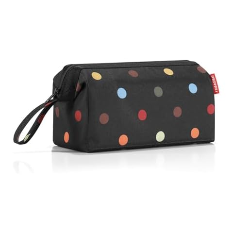 reisenthel travelcosmetic dots - strong sturdy and practical travel cosmetic bag, hand strap, water repellent material. Cover