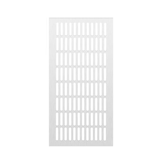 Grille de ventilation argentée 150x350 mm pour meuble et dressing
