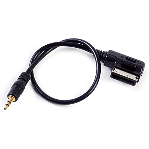 compatibile con Audi AMI MMI/VW MDI cavo 3.5 mm, permette di ascoltare il vostro lettore MP3/compatibile con iPod/iPhone o altro dispositivo come HTC, Samsung, Nokia, Sony Ericcson, LG, Huawei, Dora, motorrola, Toshiba, Panasonic, Sanyo ecc...