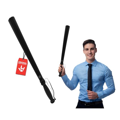 Morph Deluxe Hollow Toy Large Plastic Police Cop Baton Club Costume Accessory Prop, Black, 20 Inches