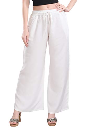 TRASA Women's and Girls Cotton Reyon Regular Fit Palazzo Pants - Available Size - L, XL, 2XL, 3XL