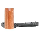 クイックリリースカメラハンドル木製グリッププレートZVE10カメラ用L字型グリップ男性と女性の両方の写真家に最適カメラアクセサリー