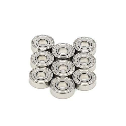 Roulements à billes S696ZZ 6x15x5mm en lot de 10 pièces pour pièces de rechange