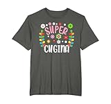 Super Cugina Floral Italian Cousin Girl Ideas