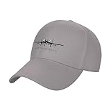 A-10 Thunderbolt II Silhouette Baseball Cap Dad Hat Outdoor Sports Casual Style Gray